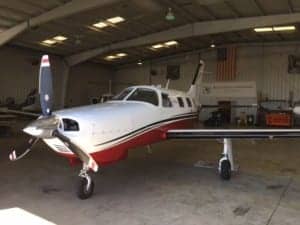 Piper Mirage on Aircraft Management Certificate- Exterior